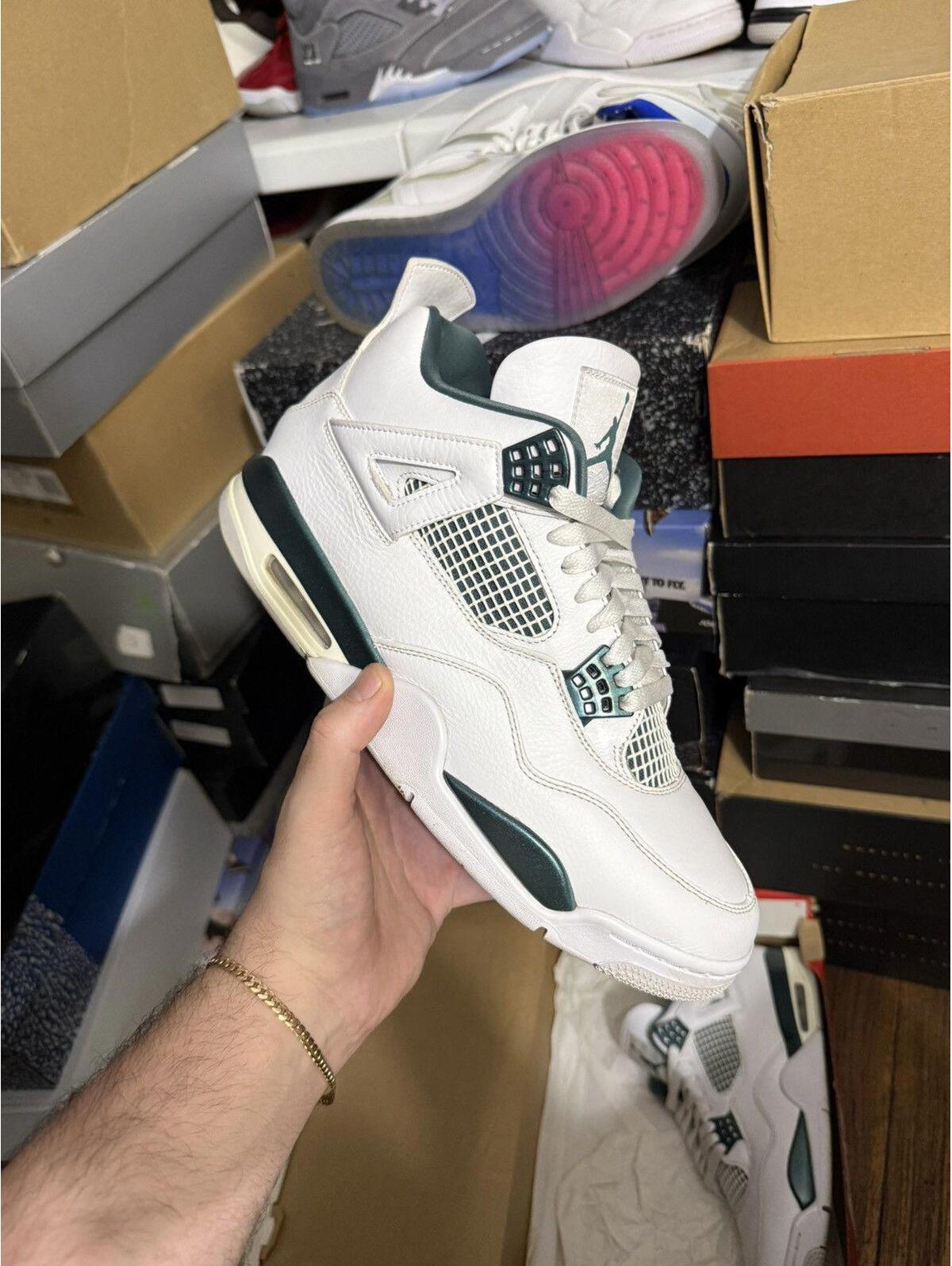 Jordan Retro 4 Oxidized Green Sz 11